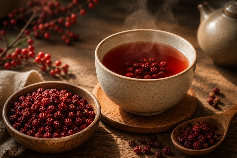 Schisandra Beeren (Wu Wei Zi) – die besondere Aromabeere für Tee & bewusste Genussmomente