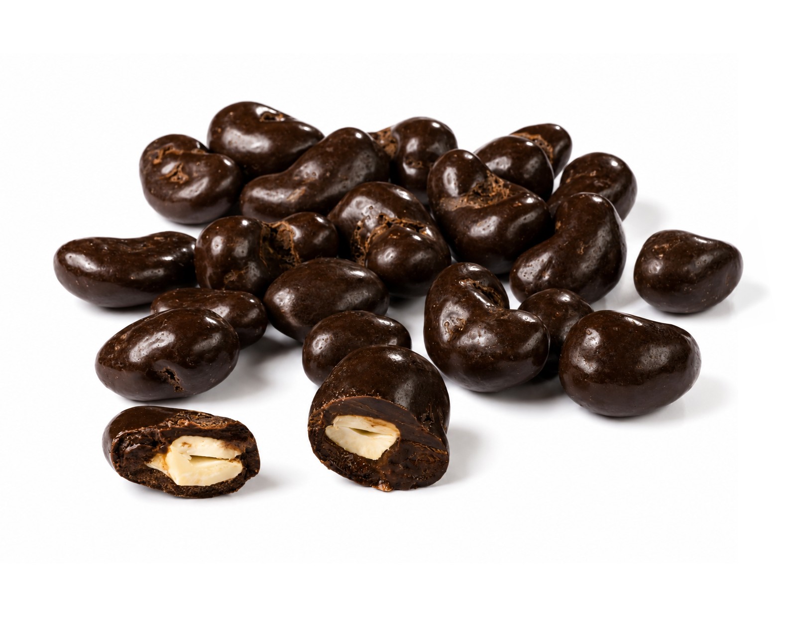 Cashews Bio in Vollmilch-Schokolade mit Salz-Karamell