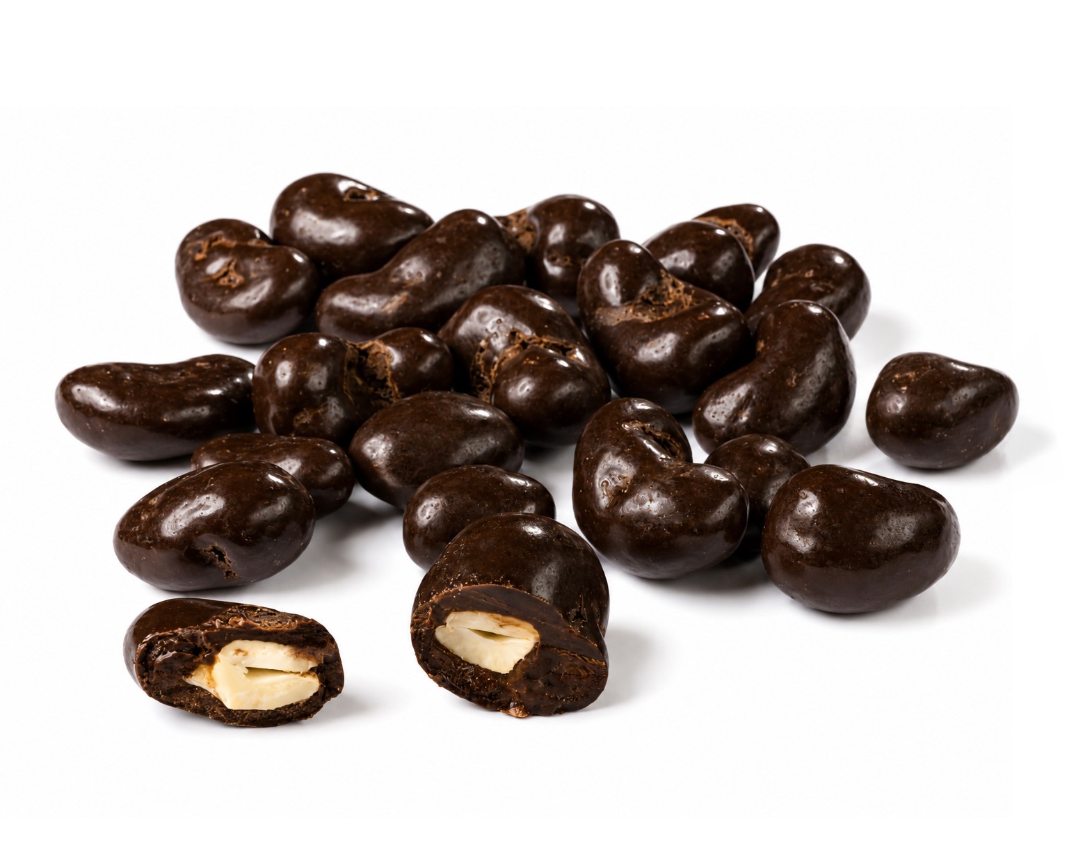 Cashewkerne in Zartbitterschokolade