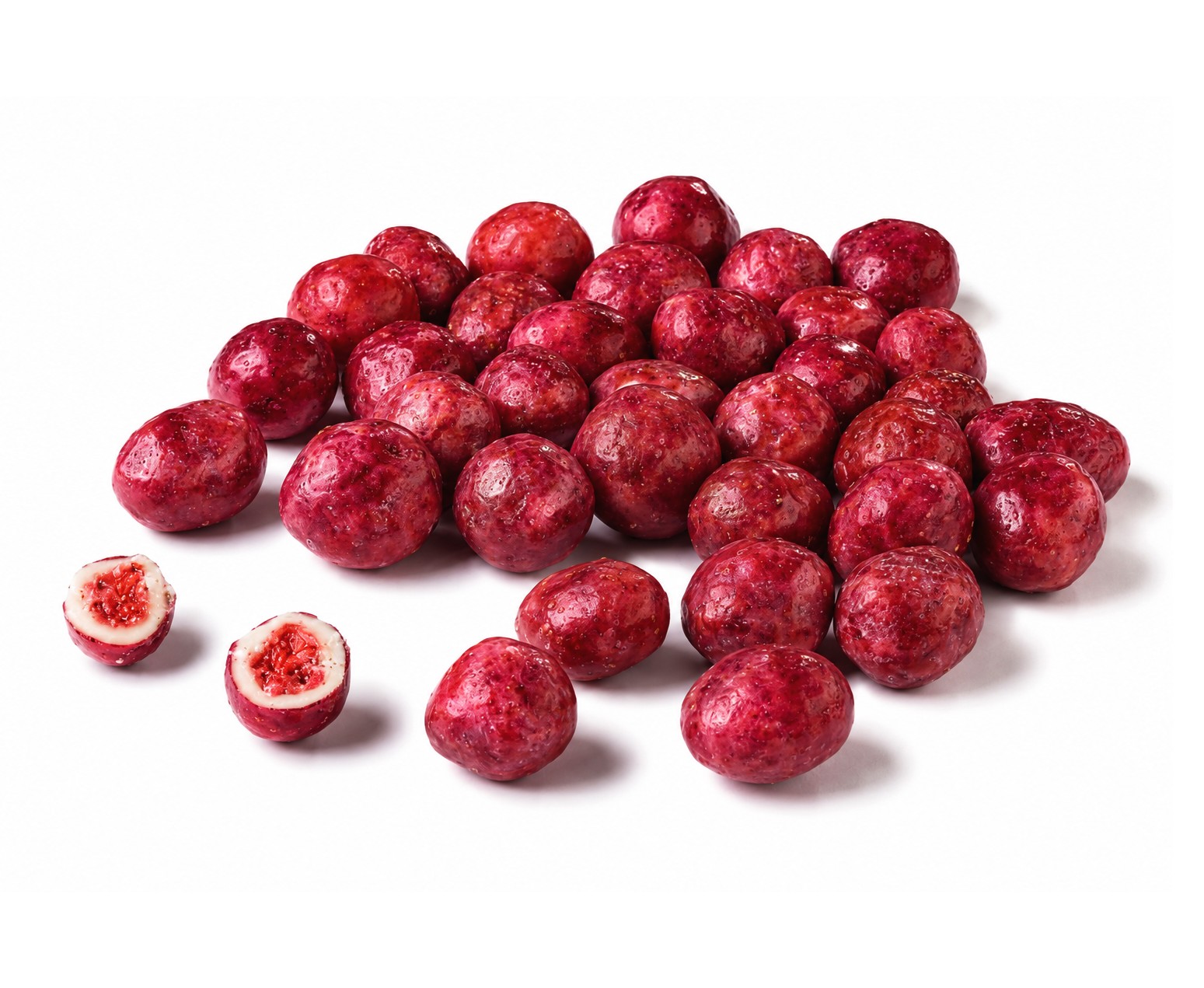 Erdbeeren in Zitronenschokolade, Bio