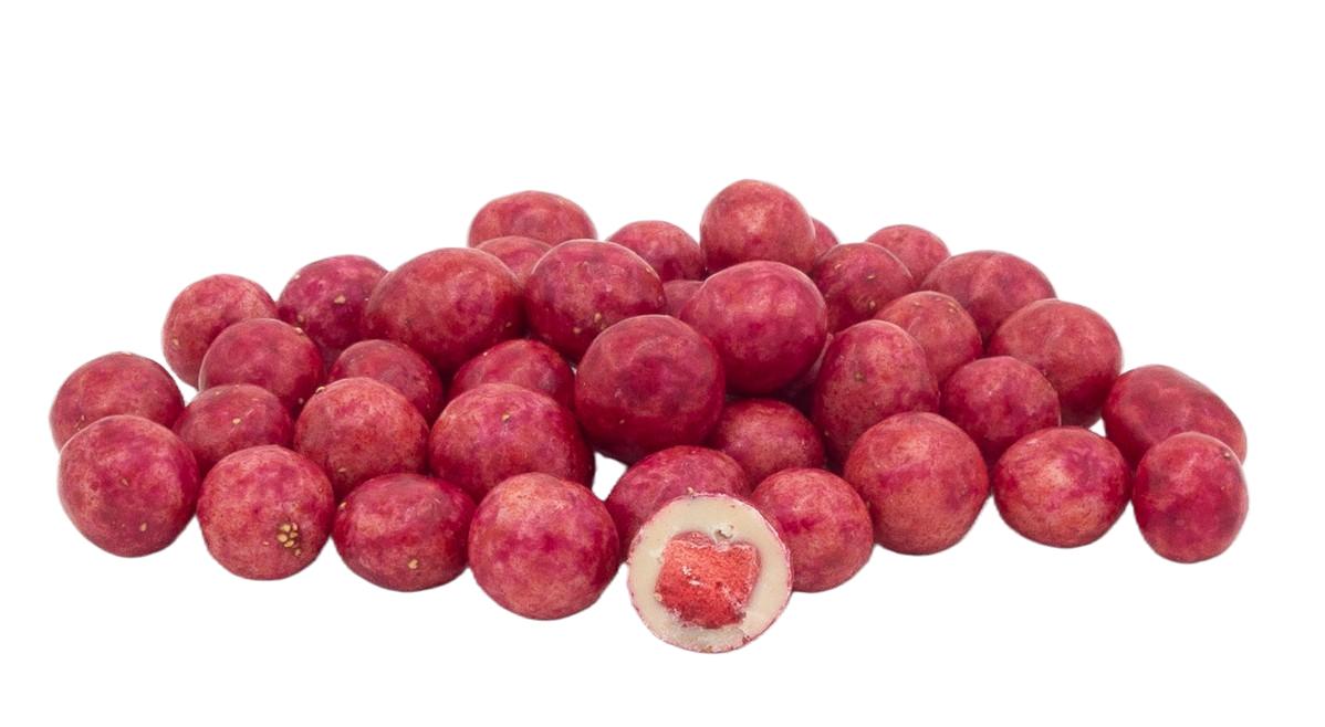 Erdbeeren in Zitronenschokolade, Bio
