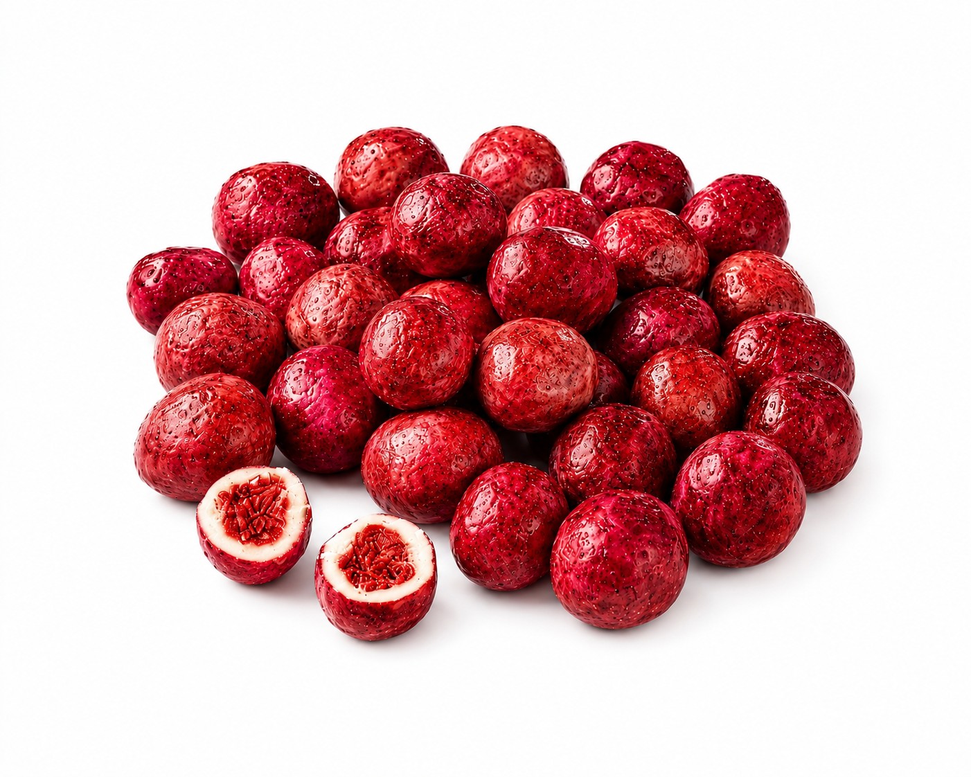 Erdbeeren in Zitronenschokolade, Bio