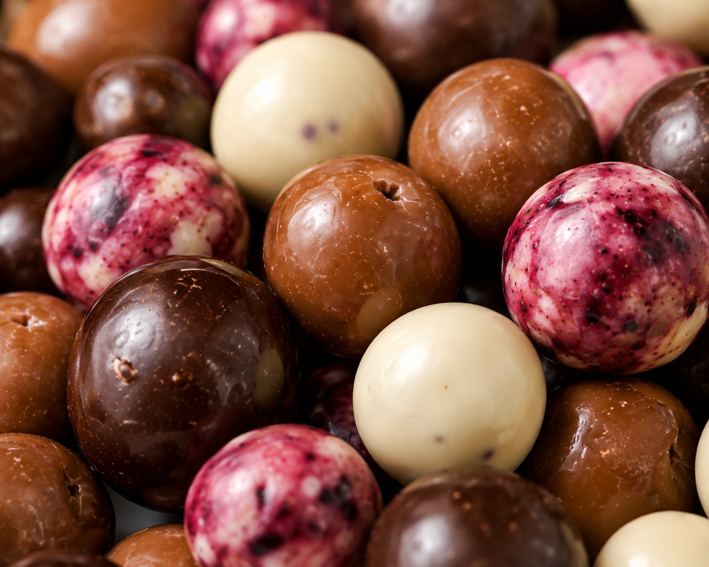 BIO Beeren Mix in dreierlei Schokoladen, Fairtrade