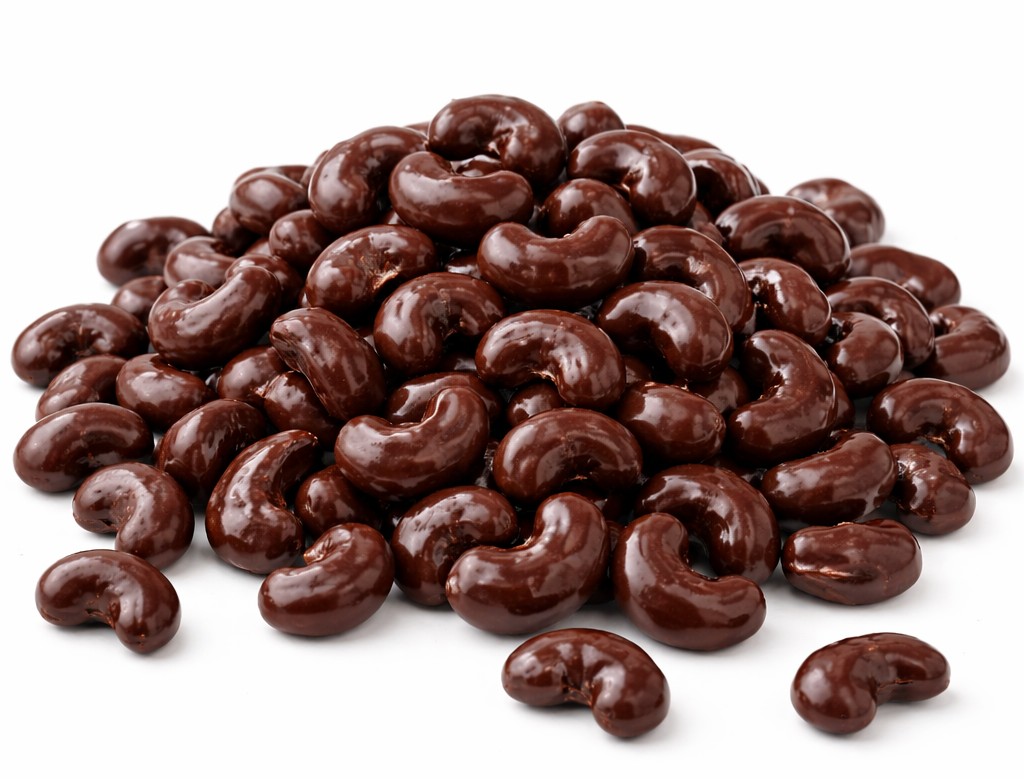 Cashewkerne in Zartbitterschokolade